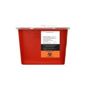 Sharps container, 1 gallon, red